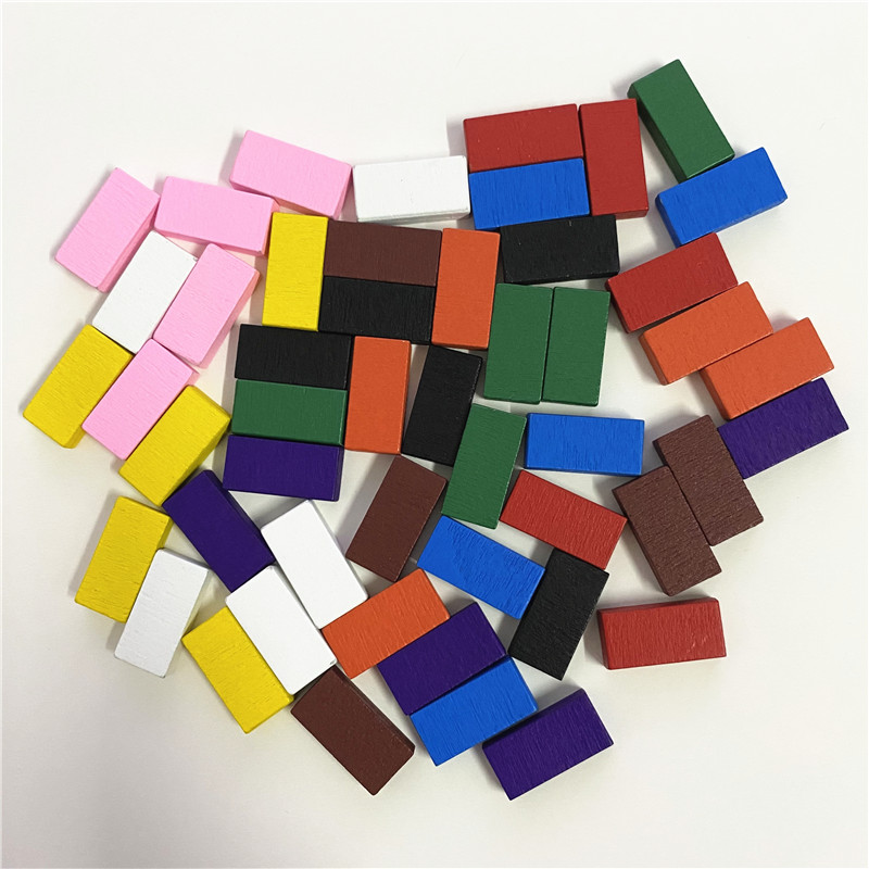 50Pcs 20*10*5mm Colorful Brick - Board Game Catan ulasan dan harga