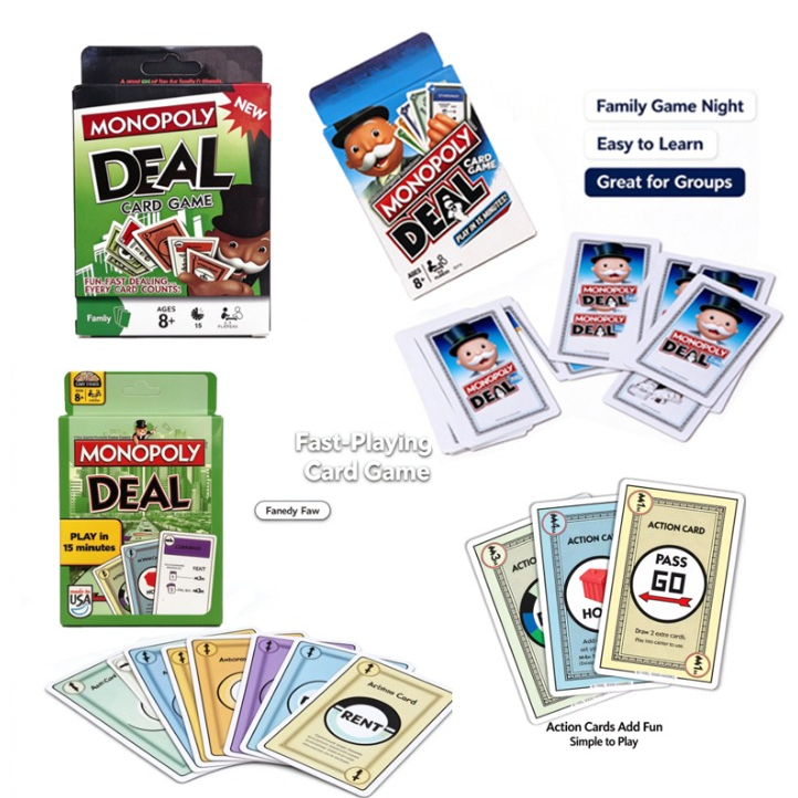 Hasbro Monopoly Deal 3 Styles  - Board Game Catan ulasan dan harga